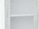 Шкаф верхний с 1-ой остекленной дверцей Лофт Nordic Oak/Белый 716*500*320