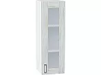 Шкаф верхний с 1-ой остекленной дверцей Лофт Nordic Oak/Белый 920*300*320