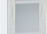 Шкаф верхний с 1-ой остекленной дверцей Лофт Nordic Oak/Белый 920*400*320