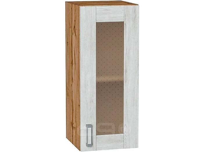Шкаф верхний с 1-ой остекленной дверцей Лофт Nordic Oak/Дуб Вотан 716*300*320