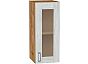 Шкаф верхний с 1-ой остекленной дверцей Лофт Nordic Oak/Дуб Вотан 716*300*320