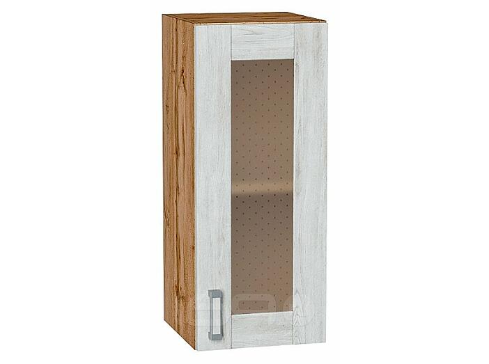 Шкаф верхний с 1-ой остекленной дверцей Лофт Nordic Oak/Дуб Вотан 716*300*320