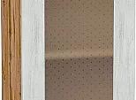 Шкаф верхний с 1-ой остекленной дверцей Лофт Nordic Oak/Дуб Вотан 716*400*320