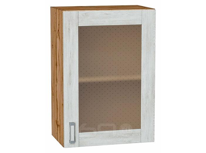 Шкаф верхний с 1-ой остекленной дверцей Лофт Nordic Oak/Дуб Вотан 716*500*320