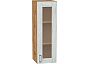 Шкаф верхний с 1-ой остекленной дверцей Лофт Nordic Oak/Дуб Вотан 920*300*320
