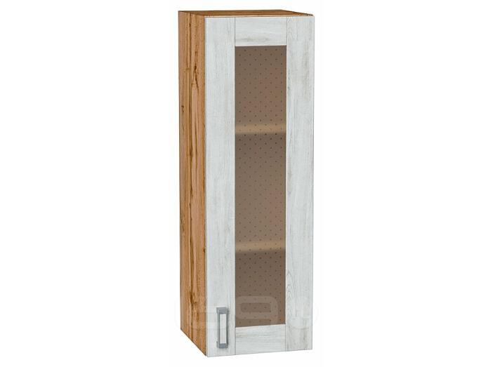 Шкаф верхний с 1-ой остекленной дверцей Лофт Nordic Oak/Дуб Вотан 920*300*320