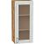 Шкаф верхний с 1-ой остекленной дверцей Лофт Nordic Oak/Дуб Вотан 920*400*320