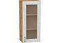 Шкаф верхний с 1-ой остекленной дверцей Лофт Nordic Oak/Дуб Вотан 920*400*320