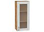 Шкаф верхний с 1-ой остекленной дверцей Лофт Nordic Oak/Дуб Вотан 920*400*320