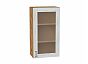 Шкаф верхний с 1-ой остекленной дверцей Лофт Nordic Oak/Дуб Вотан 920*500*320