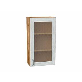 Шкаф верхний с 1-ой остекленной дверцей Лофт Nordic Oak/Дуб Вотан 920*500*320