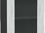 Шкаф верхний с 1-ой остекленной дверцей Лофт Nordic Oak/Graphite 716*400*320