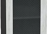 Шкаф верхний с 1-ой остекленной дверцей Лофт Nordic Oak/Graphite 716*500*320