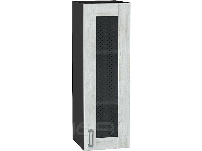 Шкаф верхний с 1-ой остекленной дверцей Лофт Nordic Oak/Graphite 920*300*320