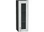 Шкаф верхний с 1-ой остекленной дверцей Лофт Nordic Oak/Graphite 920*300*320