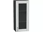 Шкаф верхний с 1-ой остекленной дверцей Лофт Nordic Oak/Graphite 920*400*320