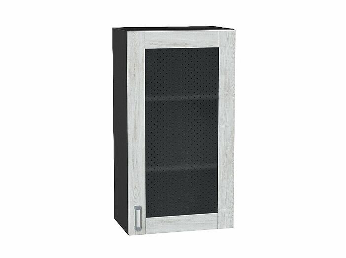 Шкаф верхний с 1-ой остекленной дверцей Лофт Nordic Oak/Graphite 920*500*320