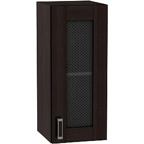 Шкаф верхний с 1-ой остекленной дверцей Лофт В 300 Wenge Veralinga-Венге