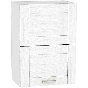 Шкаф верхний горизонтальный Лофт с подъемным механизмом ВГ 501 Snow Veralinga-Белый