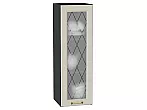 Шкаф верхний с 1-ой остекленной дверцей Ницца Агат/Graphite 920*300*318