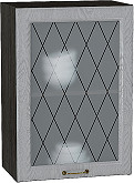 Шкаф верхний с 1-ой остекленной дверцей Ницца В 500 | 50 см