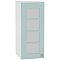 Шкаф верхний с 1-ой остекленной дверцей Прованс В 300 Голубой-Белый