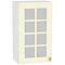 Шкаф верхний с 1-ой остекленной дверцей Прованс В 409 Ваниль-Белый 