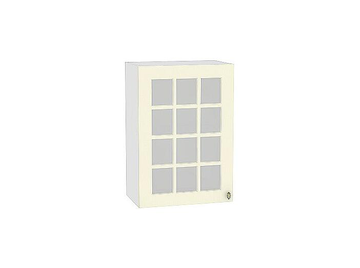 Шкаф верхний с 1-ой остекленной дверцей Прованс В 509 Ваниль-Белый 