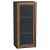 Шкаф верхний с 1-ой остекленной дверцей Шале Brown Dreamline Graphite 920*400*320