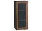 Шкаф верхний с 1-ой остекленной дверцей Шале Brown Dreamline Graphite 920*400*320