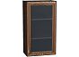 Шкаф верхний с 1-ой остекленной дверцей Шале Brown Dreamline Graphite 920*500*320