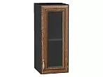 Шкаф верхний с 1-ой остекленной дверцей Шале Brown Dreamline Graphite 716*300*320