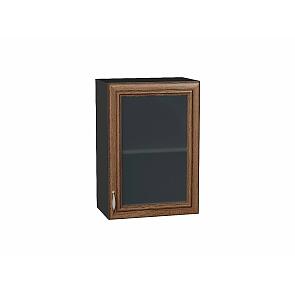 Шкаф верхний с 1-ой остекленной дверцей Шале Brown Dreamline