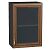 Шкаф верхний с 1-ой остекленной дверцей Шале Brown Dreamline Graphite 716*500*320