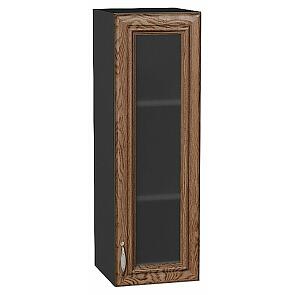 Шкаф верхний с 1-ой остекленной дверцей Шале Brown Dreamline Graphite 920*300*320