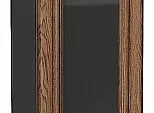 Шкаф верхний с 1-ой остекленной дверцей Шале Brown Dreamline Graphite 920*300*320