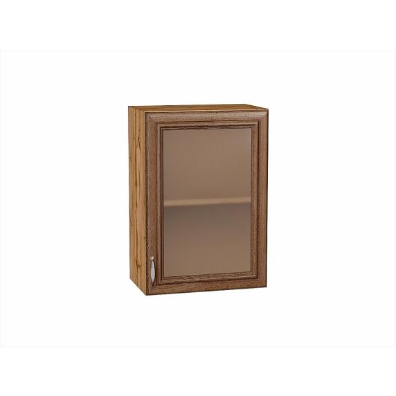 Шкаф верхний с 1-ой остекленной дверцей Шале Brown Dreamline Дуб Вотан 716*500*320