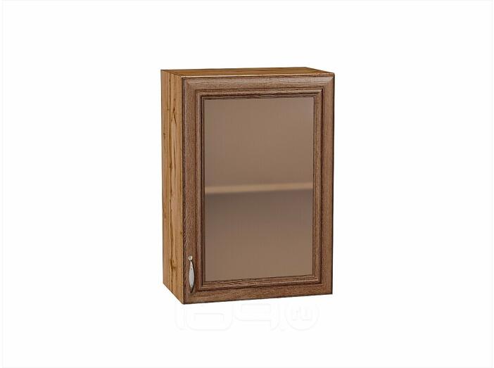 Шкаф верхний с 1-ой остекленной дверцей Шале Brown Dreamline Дуб Вотан 716*500*320