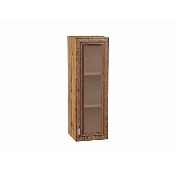 Шкаф верхний с 1-ой остекленной дверцей Шале Brown Dreamline Дуб Вотан 920*300*320