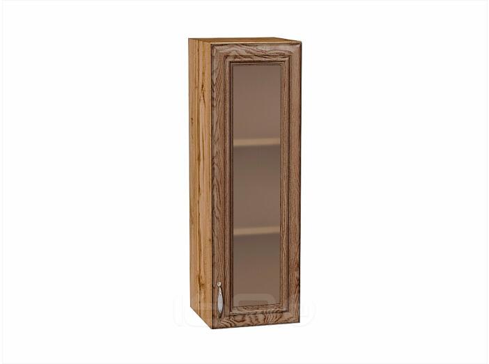 Шкаф верхний с 1-ой остекленной дверцей Шале Brown Dreamline Дуб Вотан 920*300*320