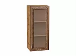 Шкаф верхний с 1-ой остекленной дверцей Шале Brown Dreamline Дуб Вотан 920*400*320