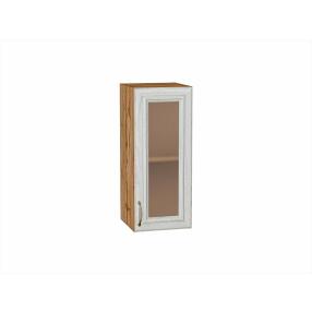 Шкаф верхний с 1-ой остекленной дверцей Шале White Dreamline Дуб Вотан 716*300*320