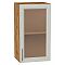 Шкаф верхний с 1-ой остекленной дверцей Сканди Cappuccino Softwood Дуб Вотан 716*400*320 Шкаф верхний с 1-ой остекленной дверцей Сканди Cappuccino Softwood Дуб Вотан 716*400*320