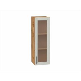 Шкаф верхний с 1-ой остекленной дверцей Сканди Cappuccino Softwood Дуб Вотан 920*300*320