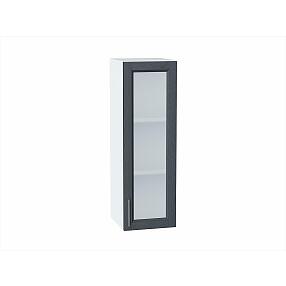 Шкаф верхний с 1-ой остекленной дверцей Сканди Graphite Softwood Белый 920*300*320