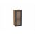 Шкаф верхний с 1-ой остекленной дверцей Сканди Graphite Softwood Дуб Вотан 716*300*320