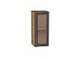 Шкаф верхний с 1-ой остекленной дверцей Сканди Graphite Softwood Дуб Вотан 716*300*320