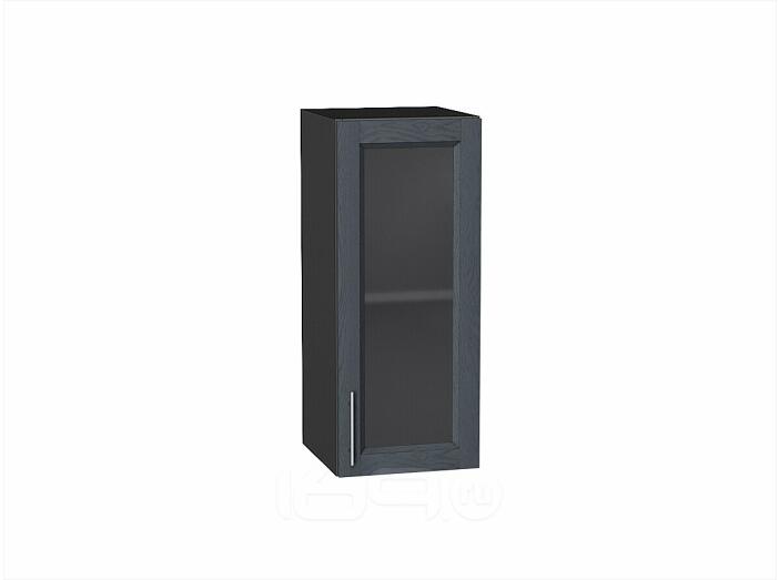 Шкаф верхний с 1-ой остекленной дверцей Сканди Graphite Softwood Graphite 716*300*320