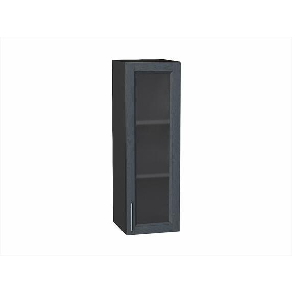 Шкаф верхний с 1-ой остекленной дверцей Сканди Graphite Softwood Graphite 920*300*320