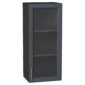 Шкаф верхний с 1-ой остекленной дверцей Сканди Graphite Softwood Graphite 920*400*320